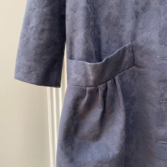 STUNNING VINTAGE RETRO SMOKEY PURPLE MARC BY MARC JACOBS Dress/ COAT - Picture 5 of 5